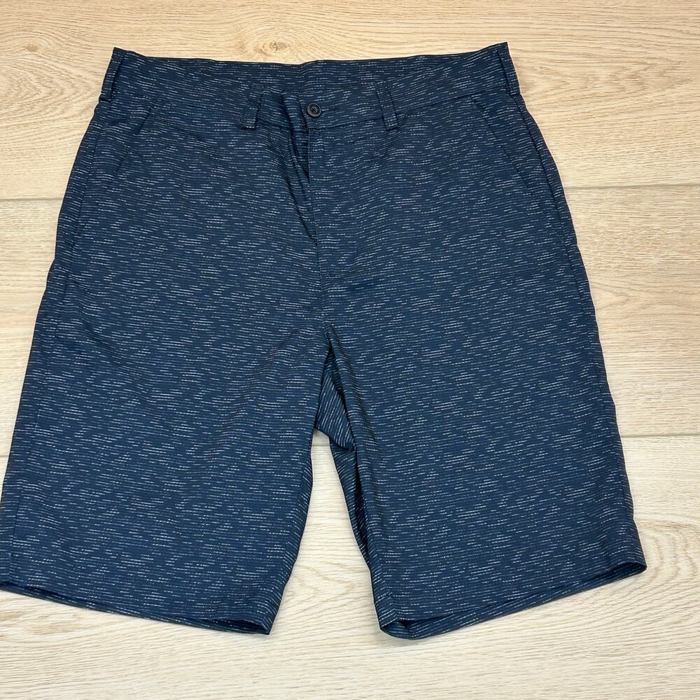 PGA Tour Men’s Golf Shorts Size 32 Dark Blue Space-dyed
